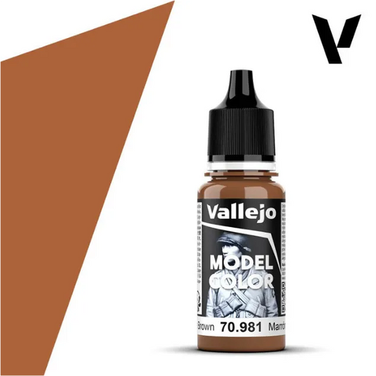 Model Color Orange Brown 18 ml (160)-Vallejo-Radaddel