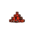 Fuck Me, Bad Dice Red Round 16mm (25 Stück)-Baron of Dice-Radaddel