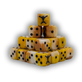Pharaoh Round 16mm (25 Stück)-Baron of Dice-Radaddel