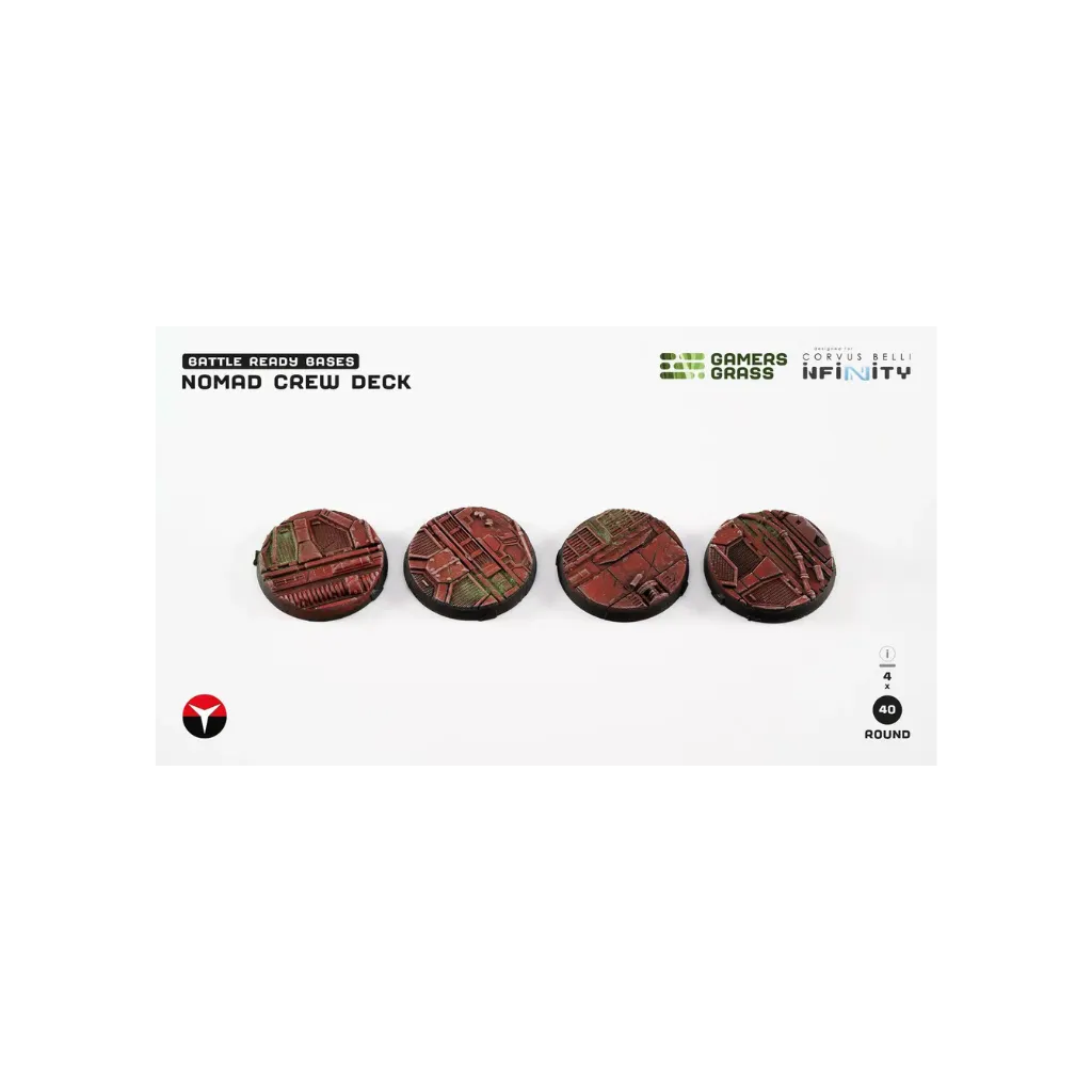 Nomad Crew Deck Round 40mm (4x)-Gamers Grass-Radaddel