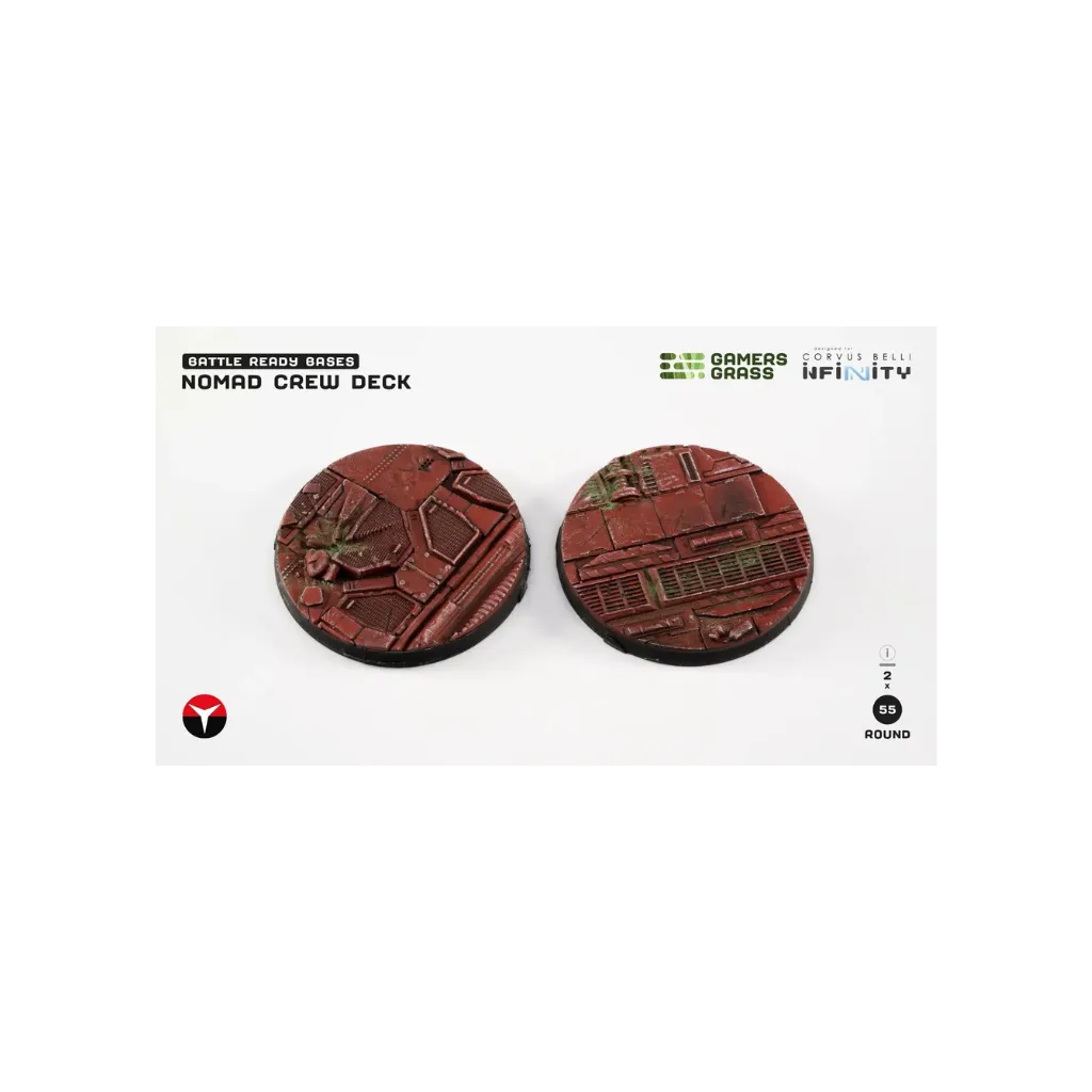 Nomad Crew Deck Round 55mm (2x)-Gamers Grass-Radaddel