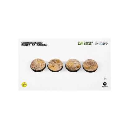 Dunes of Bourak Round 40mm (4x)-Gamers Grass-Radaddel