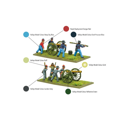BP Epic Battles: ACW Artillery Battery-Warlord Games-Radaddel