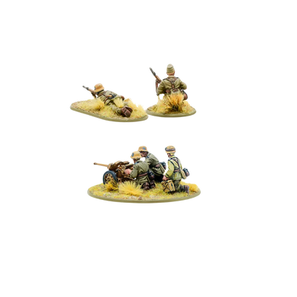 Afrika Korps Weapons Teams-Warlord Games-Radaddel