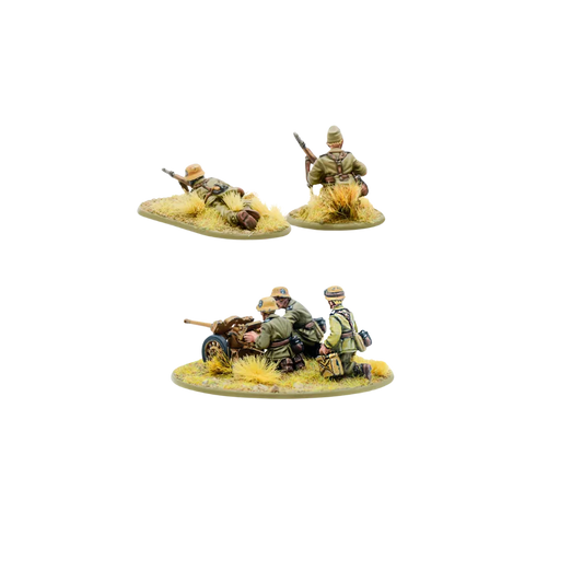 Afrika Korps Weapons Teams-Warlord Games-Radaddel