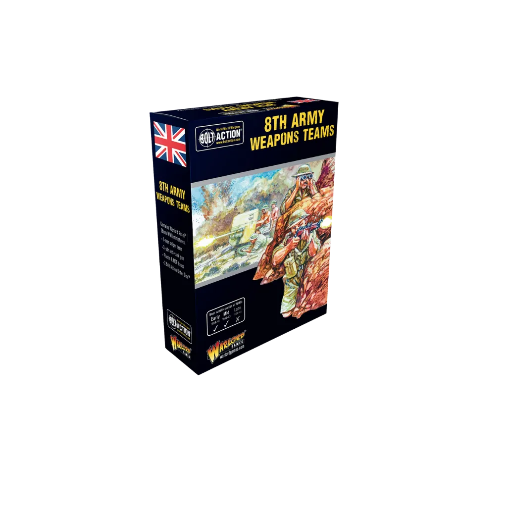 8th Army Weapons Teams-Warlord Games-Radaddel