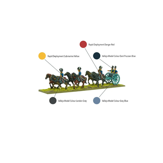 BP Epic Battles: Waterloo - British Royal Artillery Limber-Warlord Games-Radaddel