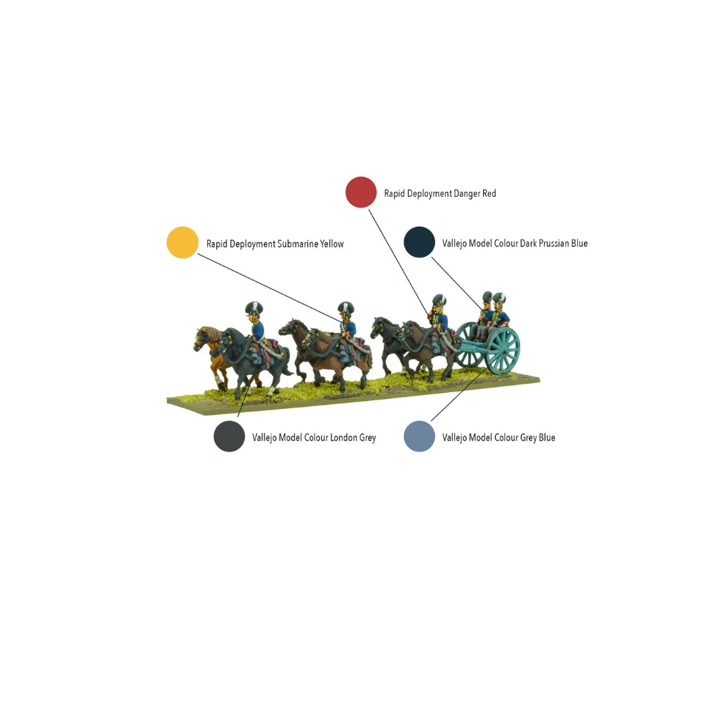 BP Epic Battles: Waterloo - British Royal Horse Artillery Limber-Warlord Games-Radaddel