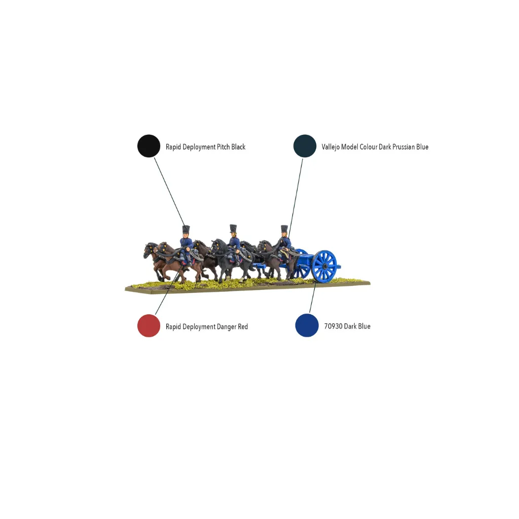 BP Epic Battles: Waterloo - Prussian Horse Artillery Limber-Warlord Games-Radaddel