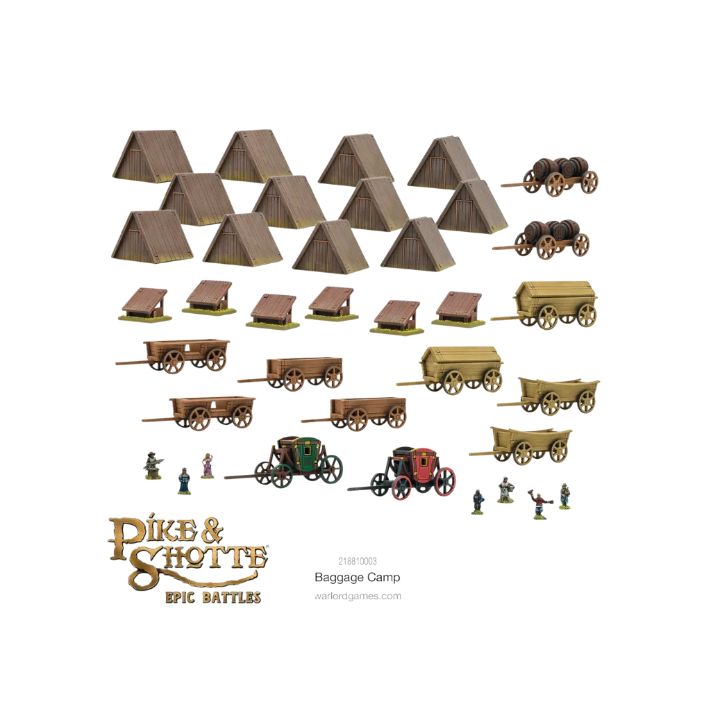 Pike & Shotte Epic Battles - Baggage Camp-Warlord Games-Radaddel