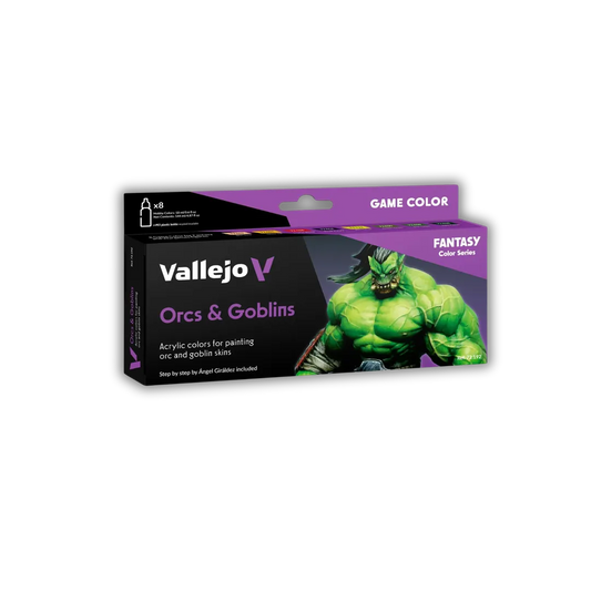 Game Color Set - Orcs & Goblins-Vallejo-Radaddel