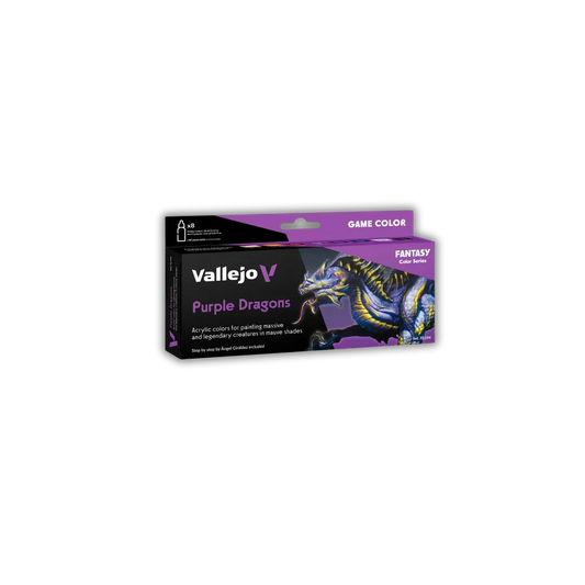 Game Color Set - Purple Dragons-Vallejo-Radaddel