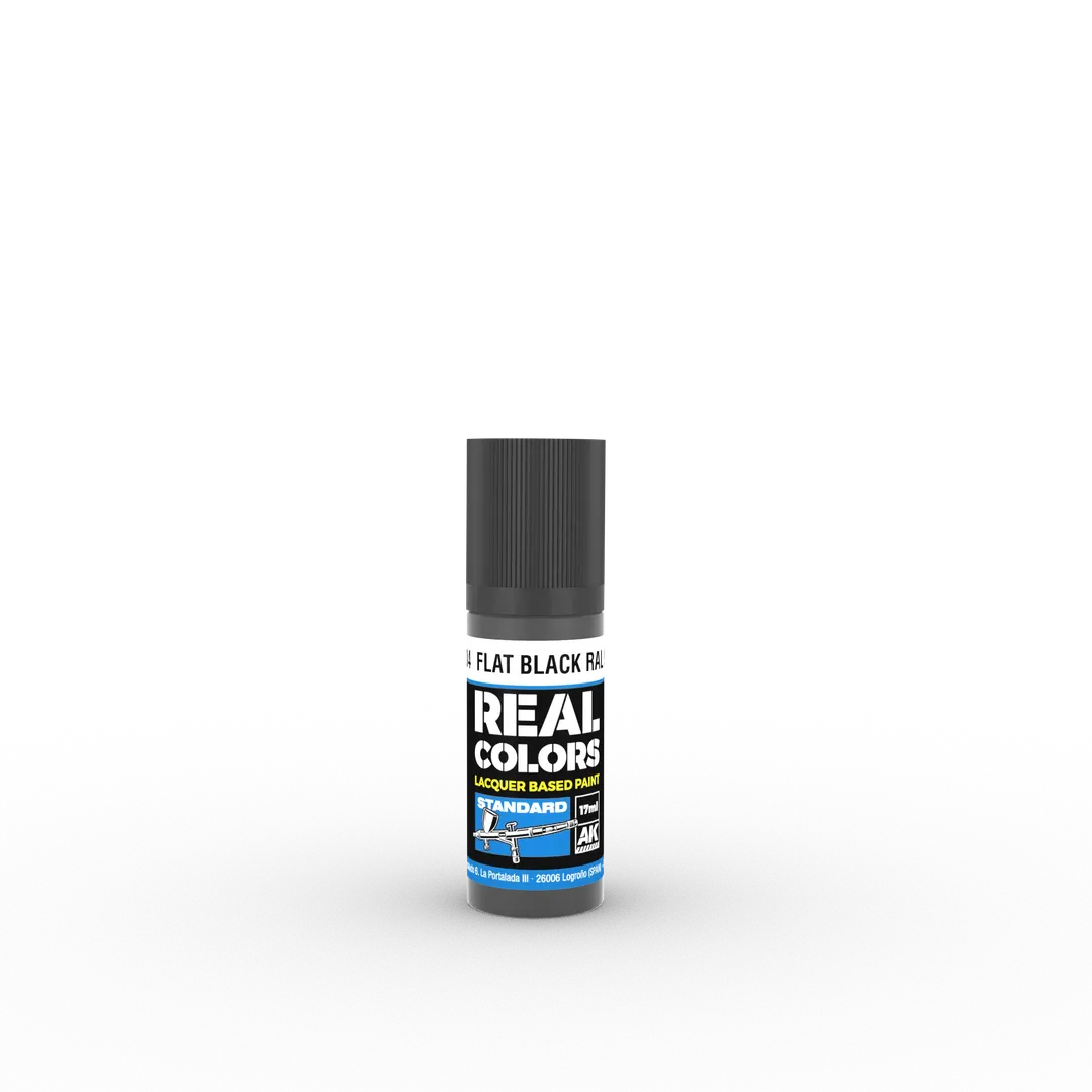 AK Real Colors Flat Black RAL 9005 17 ml-AK-Interactive-Radaddel