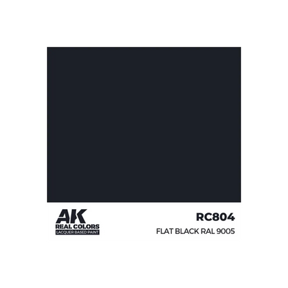 AK Real Colors Flat Black RAL 9005 17 ml-AK-Interactive-Radaddel