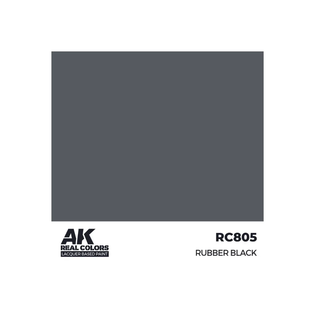 AK Real Colors Rubber Black 17 ml-AK-Interactive-Radaddel