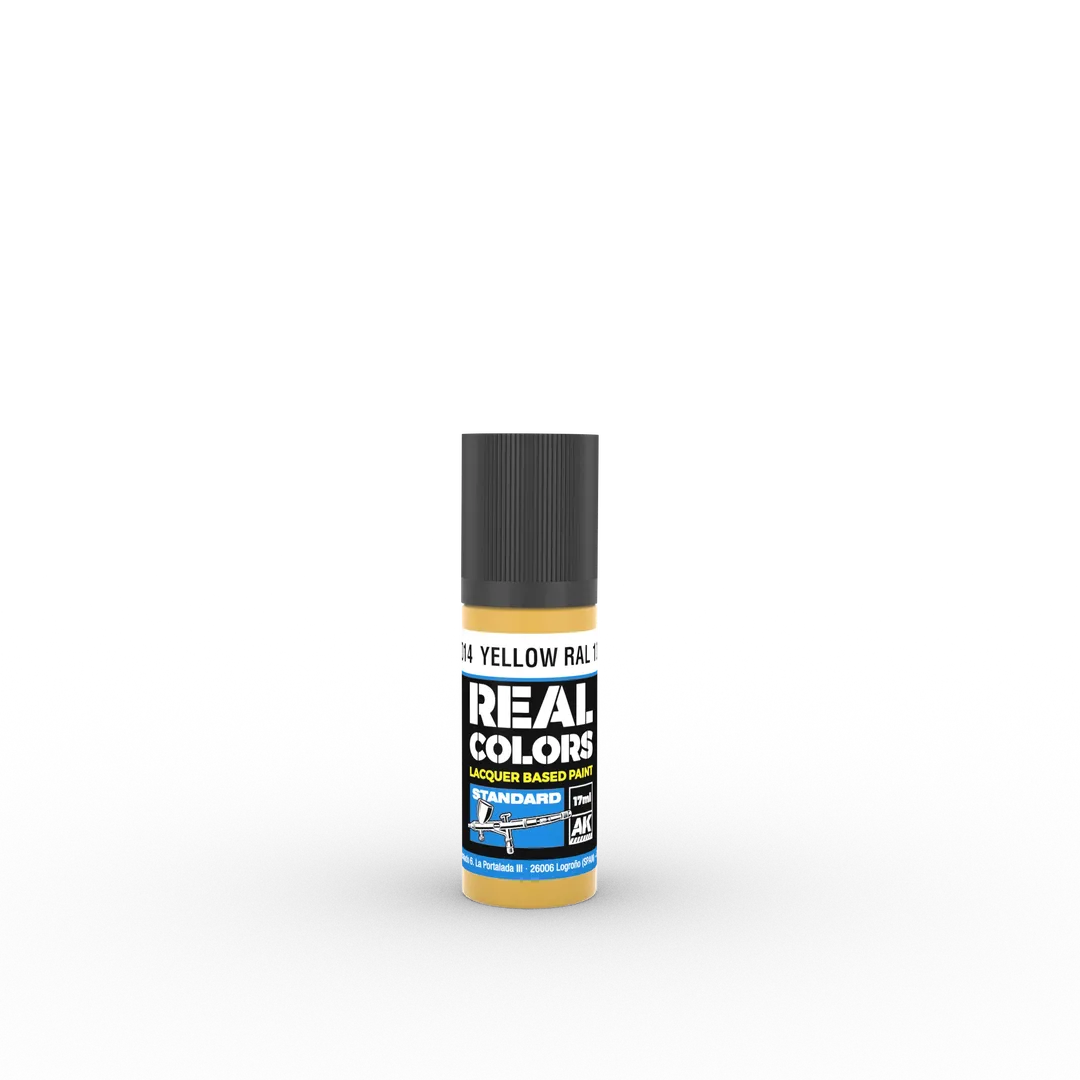 AK Real Colors Yellow RAL 1003 17 ml-AK-Interactive-Radaddel