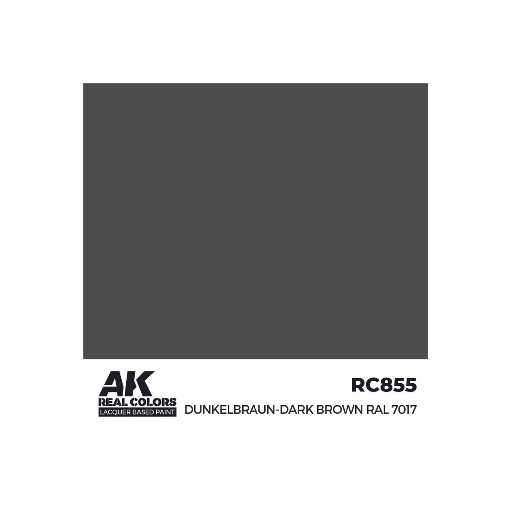 AK Real Colors Dunkelbraun-Dark Brown RAL 7017 17 ml-AK-Interactive-Radaddel
