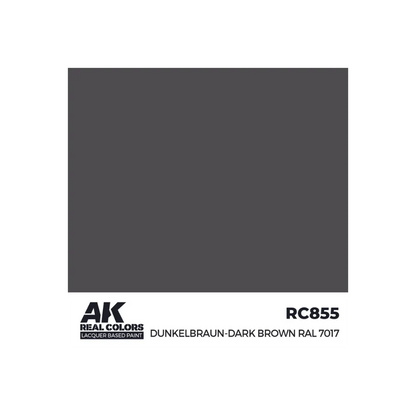 AK Real Colors Dunkelbraun-Dark Brown RAL 7017 17 ml-AK-Interactive-Radaddel