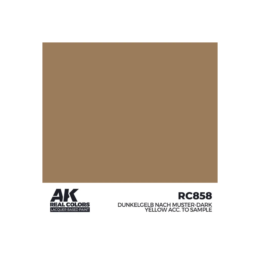 AK Real Colors Dunkelgelb Nach Muster-Dark Yellow acc. to Sample-AK-Interactive-Radaddel