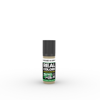 AK Real Colors Dunkelgelb Ausgabe 44-Dark Yellow 1944 RAL 7028 17 ml-AK-Interactive-Radaddel