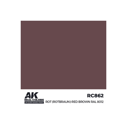 AK Real Colors Rot (Rotbraun)-Red Brown RAL 8012 17 ml-AK-Interactive-Radaddel
