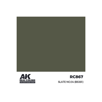 AK Real Colors Slate No.34 (BS381) 17 ml-AK-Interactive-Radaddel