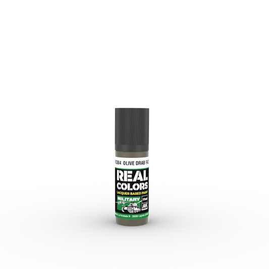 AK Real Colors Olive Drab Faded 17 ml-AK-Interactive-Radaddel