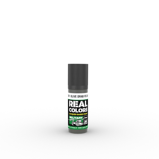 AK Real Colors Olive Drab FS 34087 17 ml-AK-Interactive-Radaddel