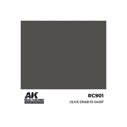AK Real Colors Olive Drab FS 34087 17 ml-AK-Interactive-Radaddel