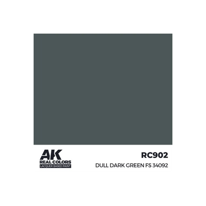 AK Real Colors Dull Dark Green FS 34092 17 ml-AK-Interactive-Radaddel