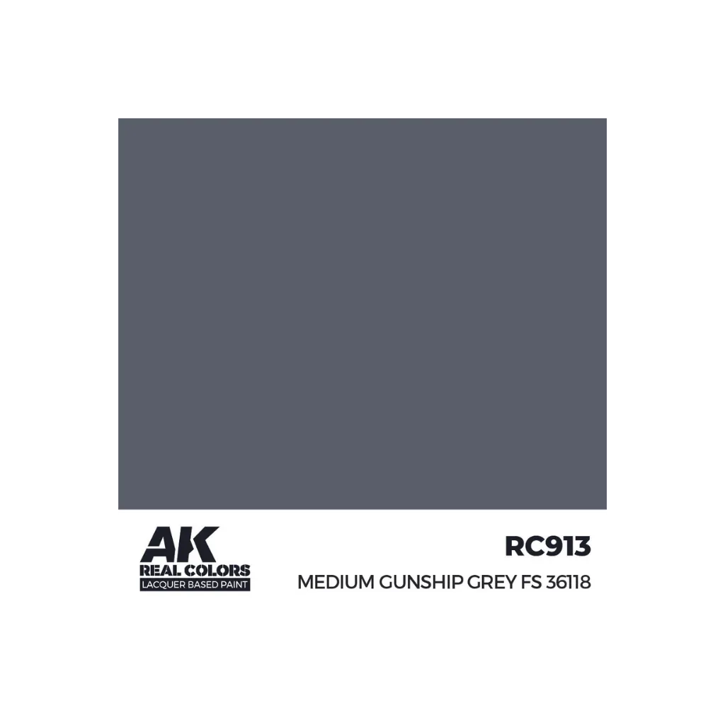 AK Real Colors Medium Gunship Grey FS 36118 17 ml-AK-Interactive-Radaddel