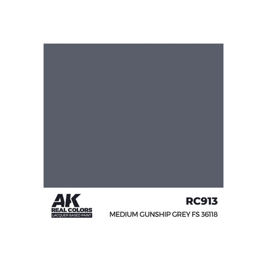 AK Real Colors Medium Gunship Grey FS 36118 17 ml-AK-Interactive-Radaddel