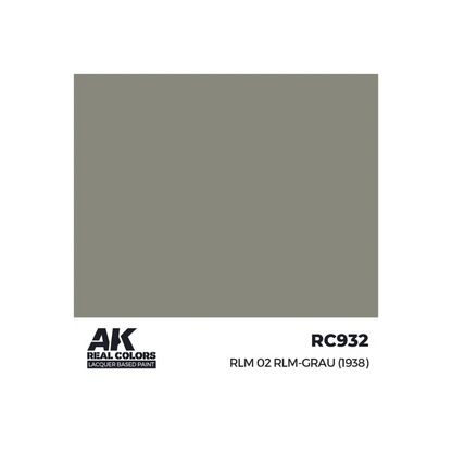 AK Real Colors RLM 02 RLM-GRAU (1938) 17 ml-AK-Interactive-Radaddel
