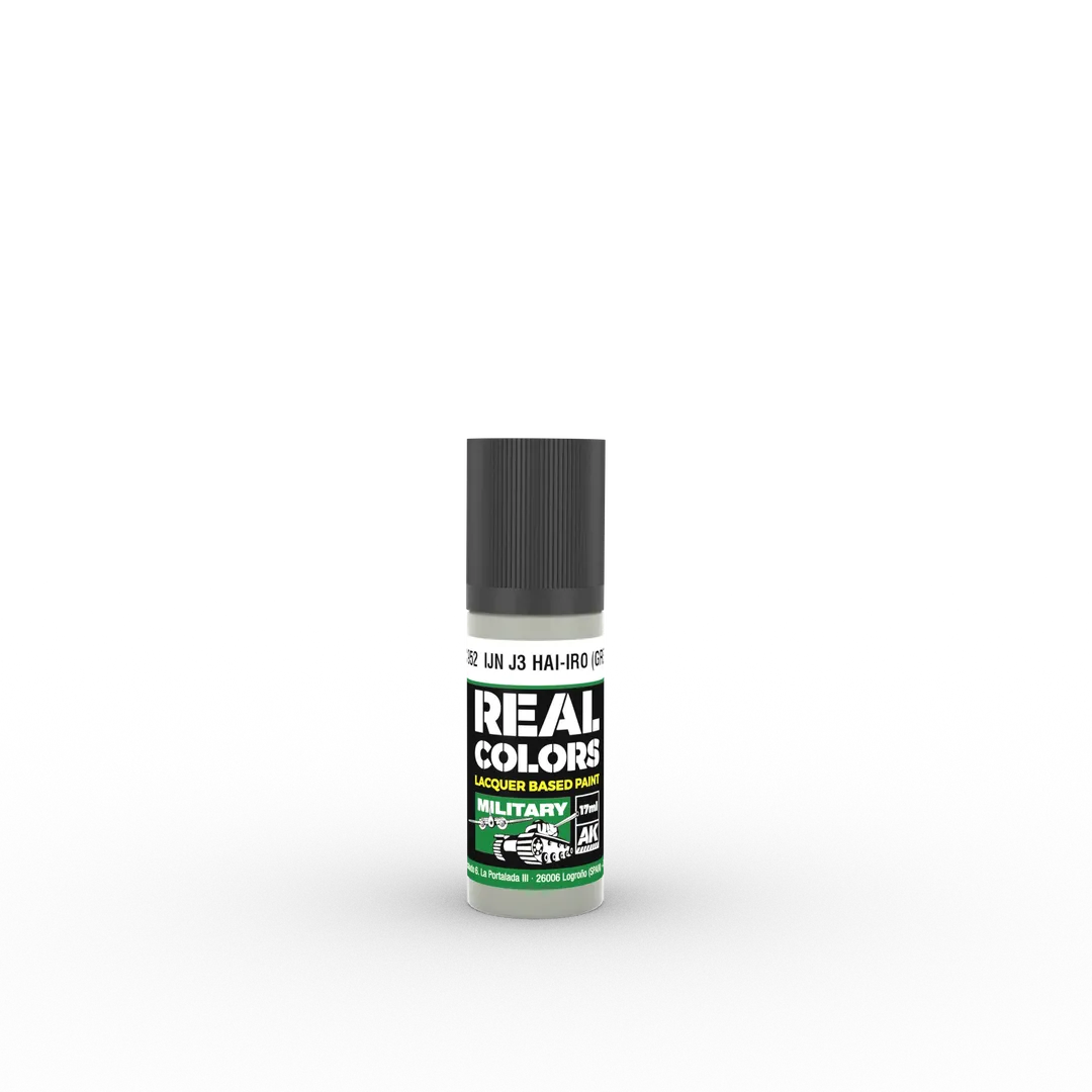 AK Real Colors IJN J3 HAI-IRO (GREY) 17 ml-AK-Interactive-Radaddel