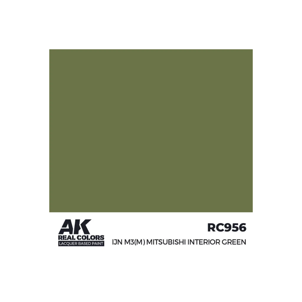 AK Real Colors IJN M3 (M) MITSUBISHI Interior Green 17 ml-AK-Interactive-Radaddel