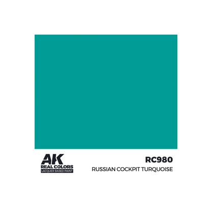 AK Real Colors Russian Cockpit Torquoise 17ml-AK-Interactive-Radaddel