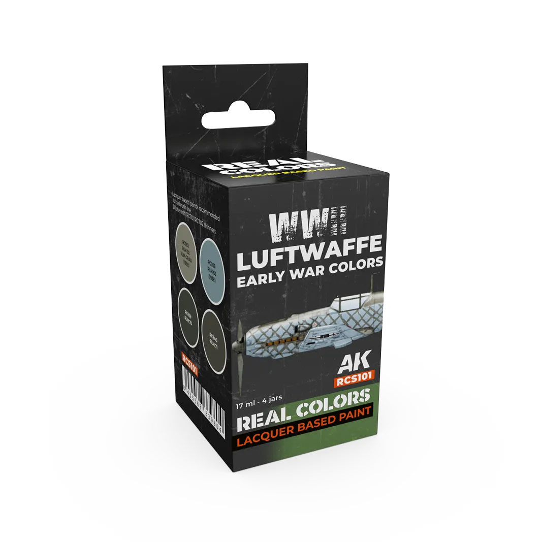 AK Real Colors WWII Luftwaffe Early War Colors SET-AK-Interactive-Radaddel