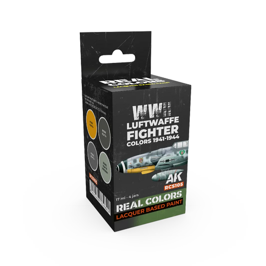 AK Real Colors Luftwaffe Fighter Colors 1941-1944 SET-AK-Interactive-Radaddel