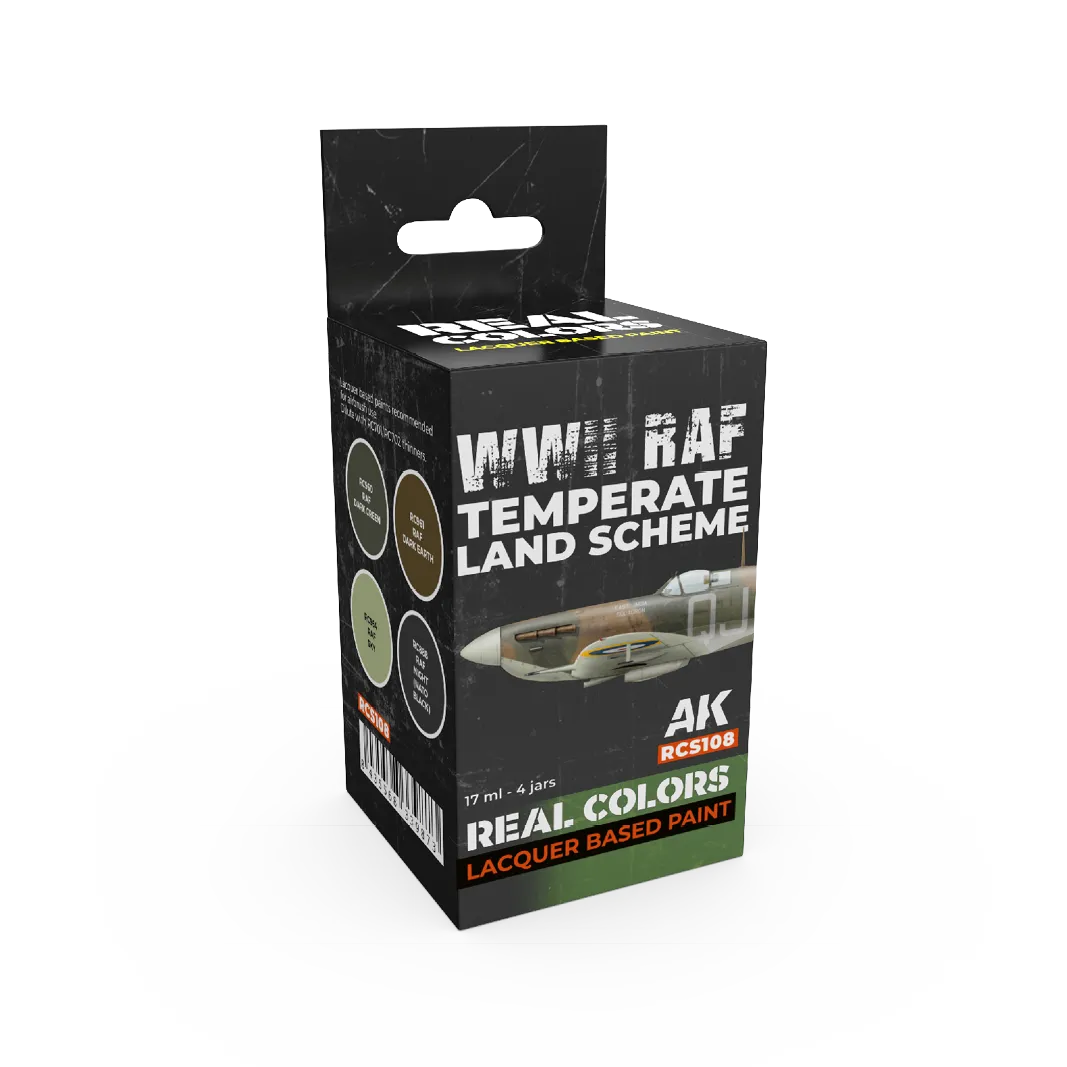 AK Real Colors WWII RAF Temperate Land Scheme SET-AK-Interactive-Radaddel