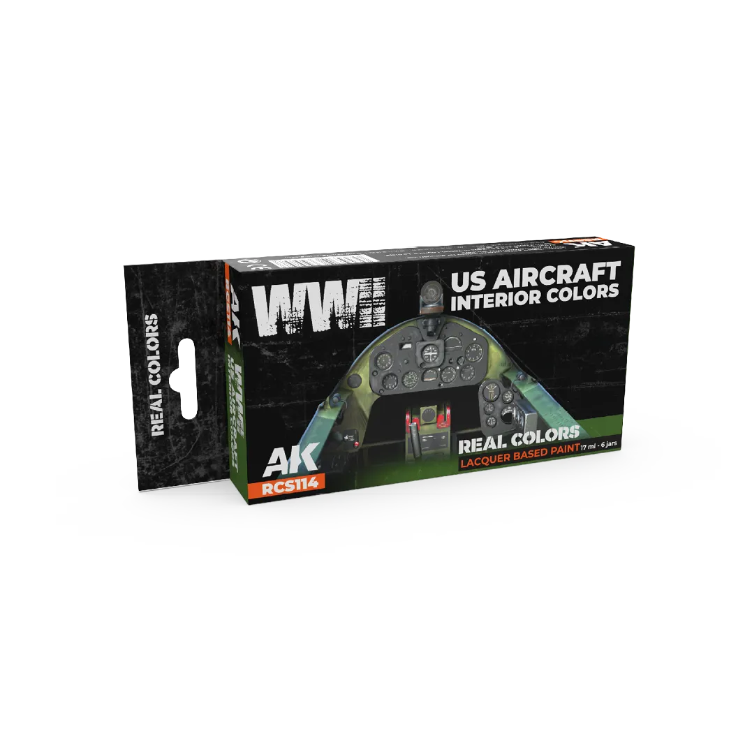 AK Real Colors WWII US Aircraft Interior Colors SET-AK-Interactive-Radaddel