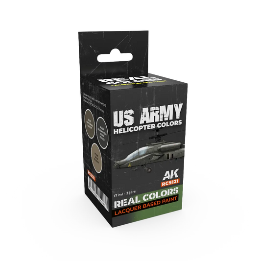 AK Real Colors US Army Helicopter Colors SET-AK-Interactive-Radaddel