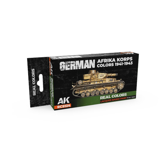 AK Real Colors German Afrika Korps Colors 1941-1943 SET-AK-Interactive-Radaddel