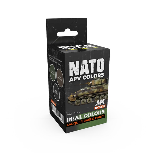 AK Real Colors NATO AFV Colors SET-AK-Interactive-Radaddel
