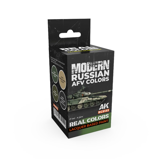 AK Real Colors Modern Russian AFV Colors SET-AK-Interactive-Radaddel
