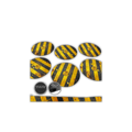 Danger Zone WH40K Neoprene Objective Markers-PWork Wargames-Radaddel