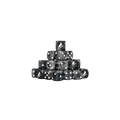 Black Crow Dice 16mm Round (25 Stück)-Baron of Dice-Radaddel