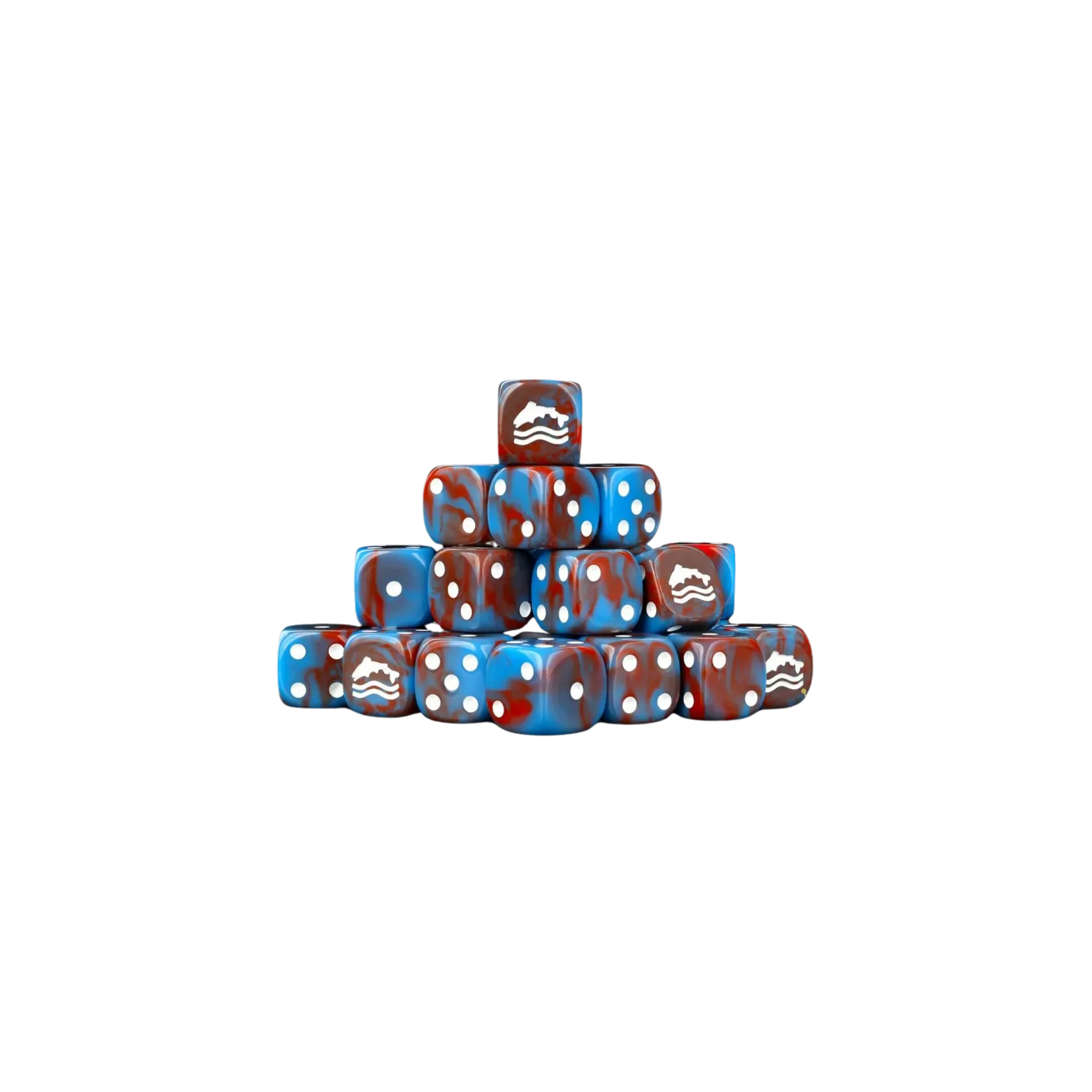 Trout Dice 16mm Round (25 Stück)-Baron of Dice-Radaddel