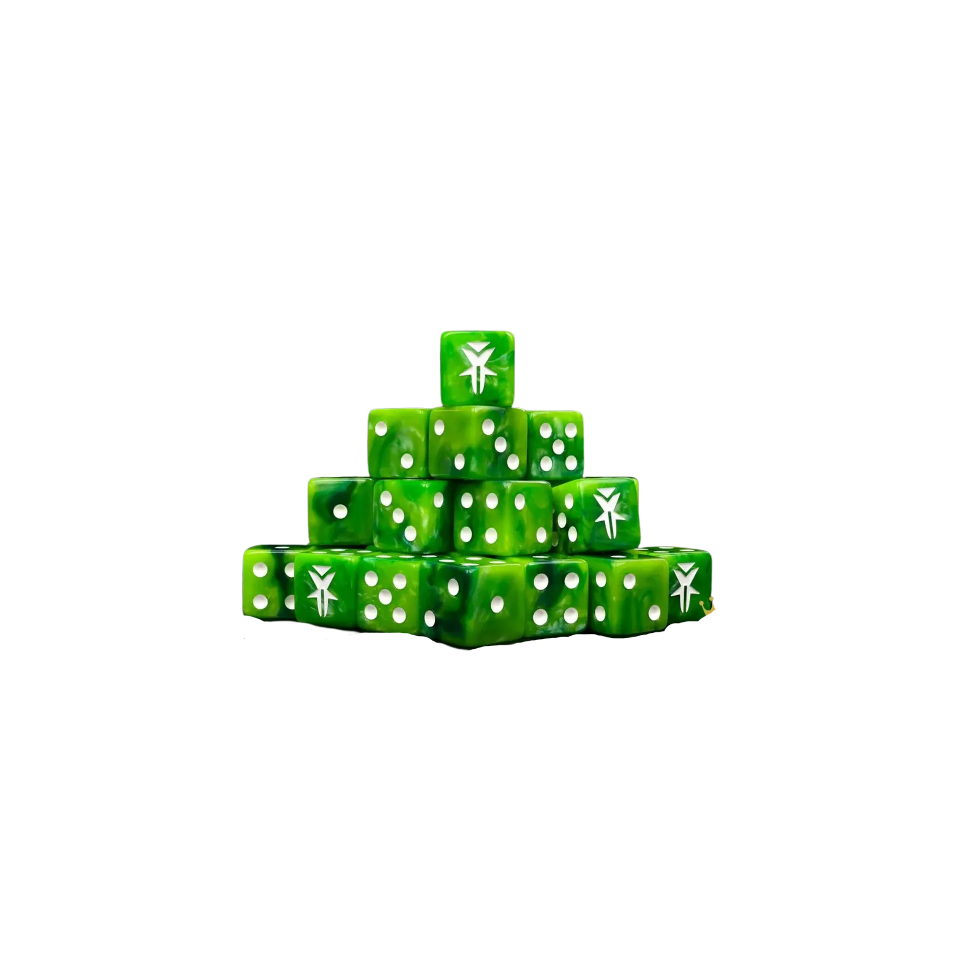 KoW Goblins Dice 16mm Square-Baron of Dice-Radaddel