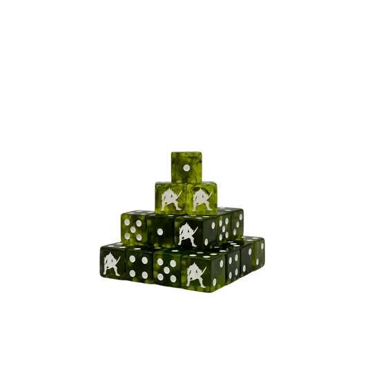 Cave Goblin Green Dice 16mm Square (25 Stück)-Baron of Dice-Radaddel