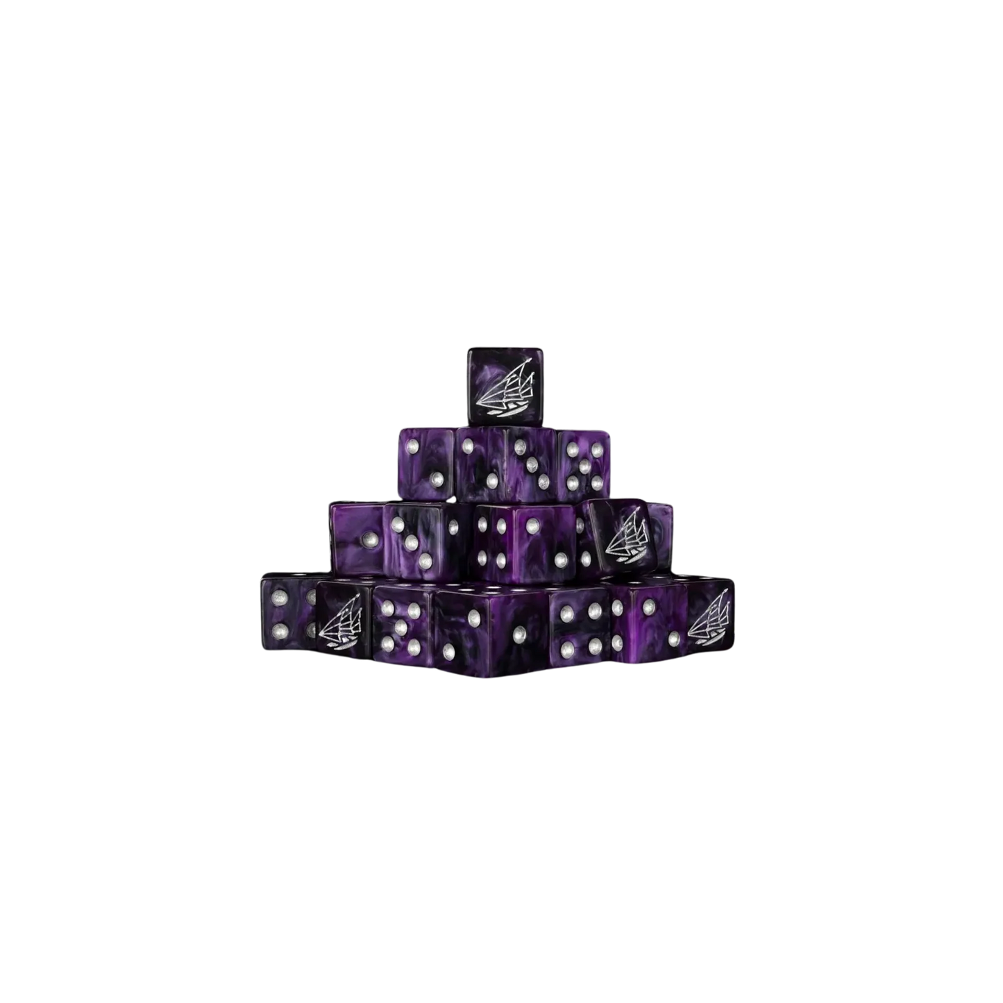 Black Ships Dice 16mm Square (25 Stück)-Baron of Dice-Radaddel